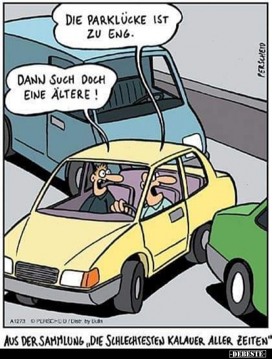 Die Parklücke ist zu eng...