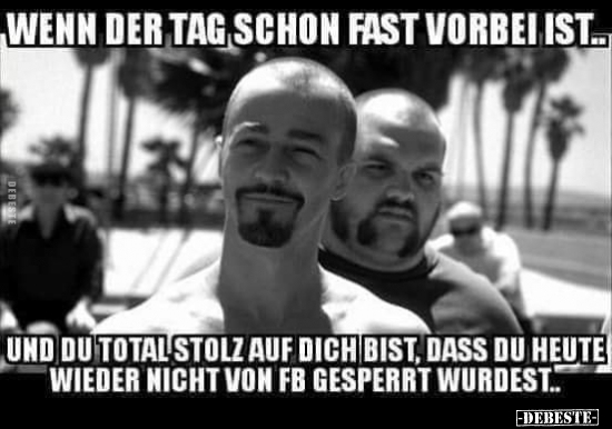 Wenn der Tag schon fast vorbei ist... und du total stolz..