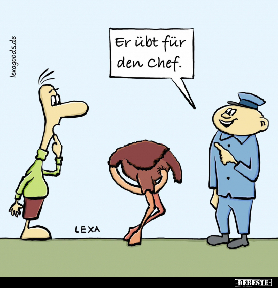 Er übt für den Chef... - Lustige Bilder | DEBESTE.de