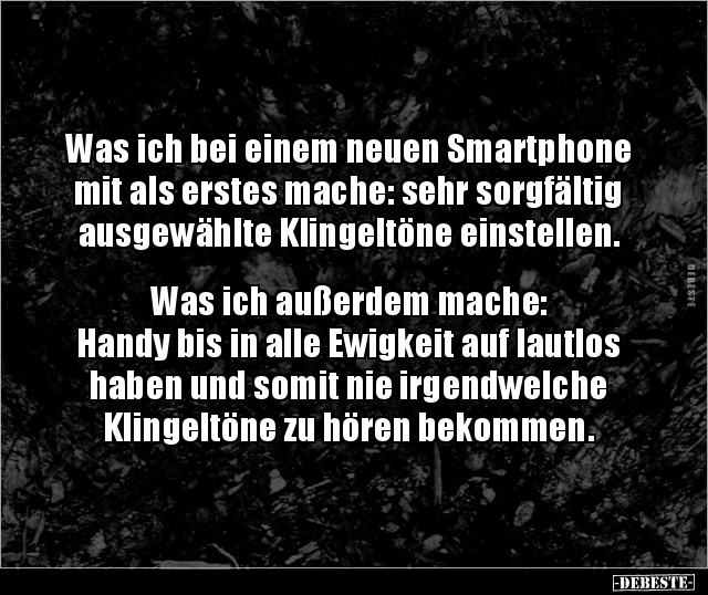 Was ich bei einem neuen Smartphone mit als erstes mache.. - Lustige Bilder | DEBESTE.de