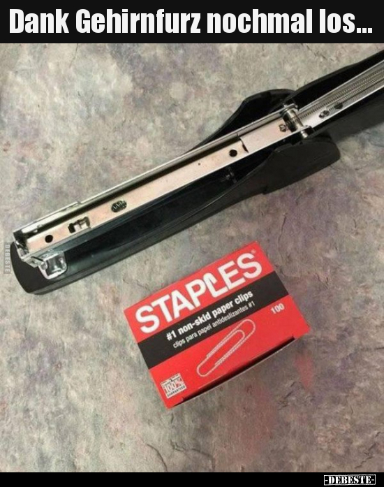 Dank Gehirnfurz nochmal los...