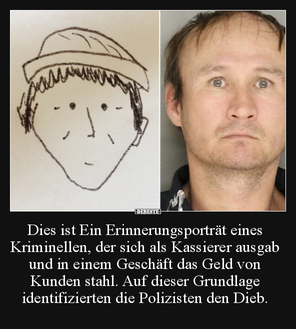Dies ist Ein Erinnerungsporträt eines Kriminellen, der.. - Lustige Bilder | DEBESTE.de