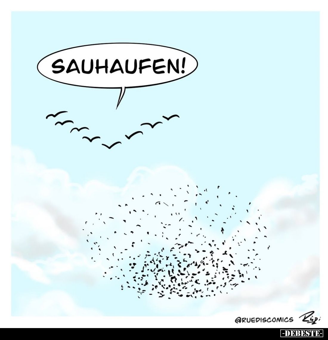 Sauhaufen.