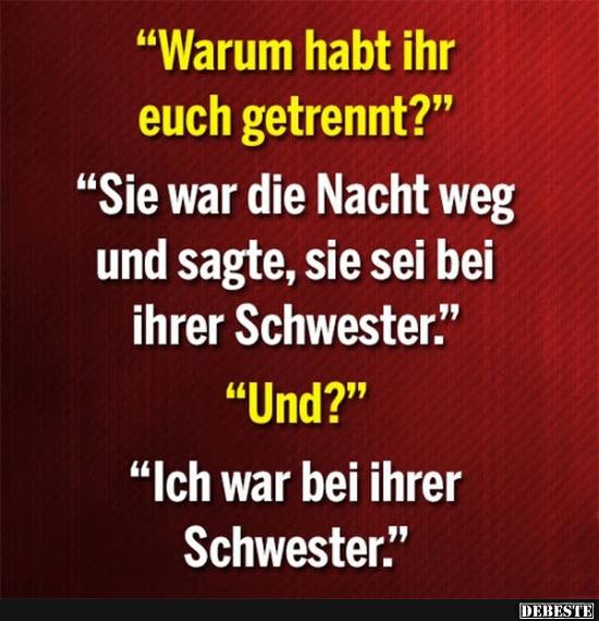 Warum habt ihr euch getrennt?