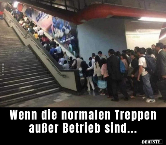 Wenn die normalen Treppen außer Betrieb sind... - Lustige Bilder | DEBESTE.de