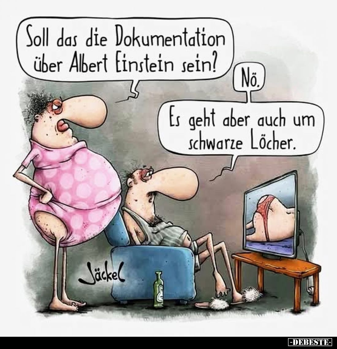 Soll das die Dokumentation über Albert Einstein sein?
Nö. Es geht aber auch um schwarze Löcher.