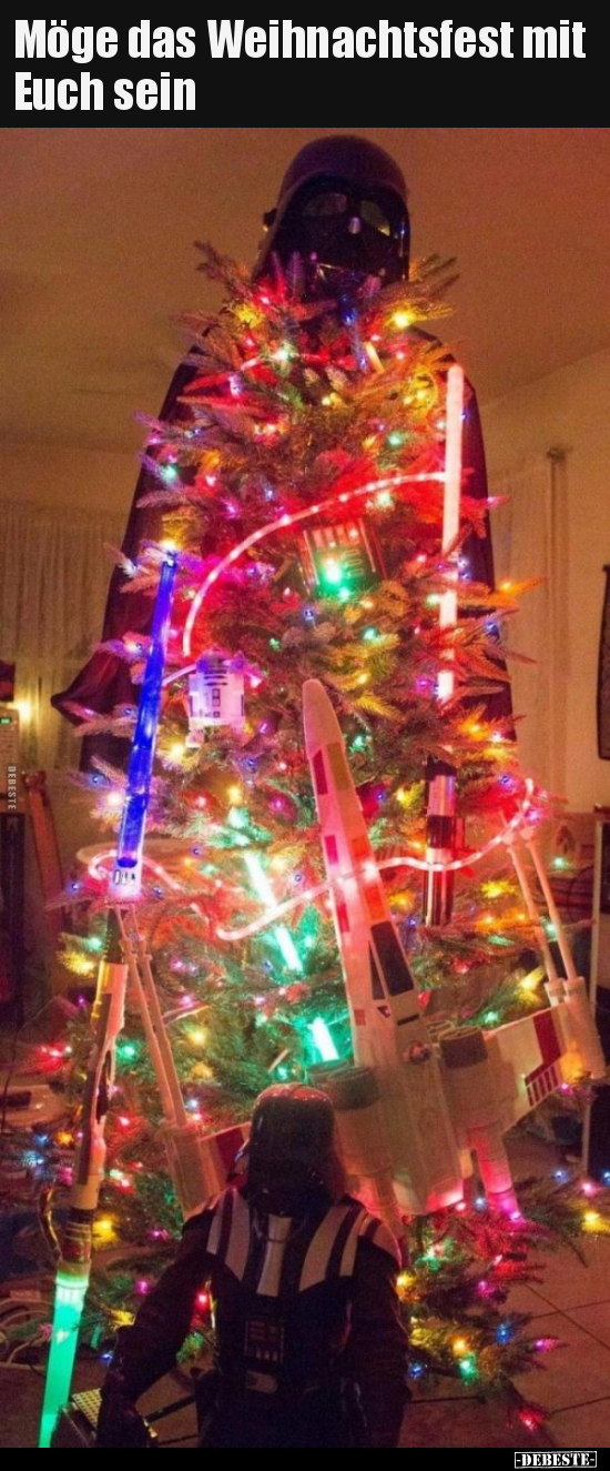 Möge das Weihnachtsfest mit Euch sein..