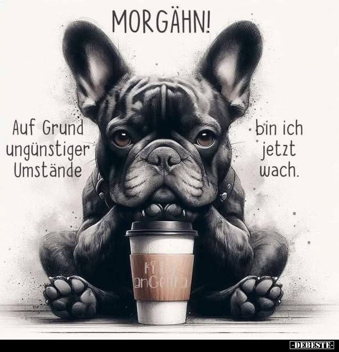 MORGÄHN! 
Auf Grund ungünstiger Umstände 
bin ich jetzt wach.