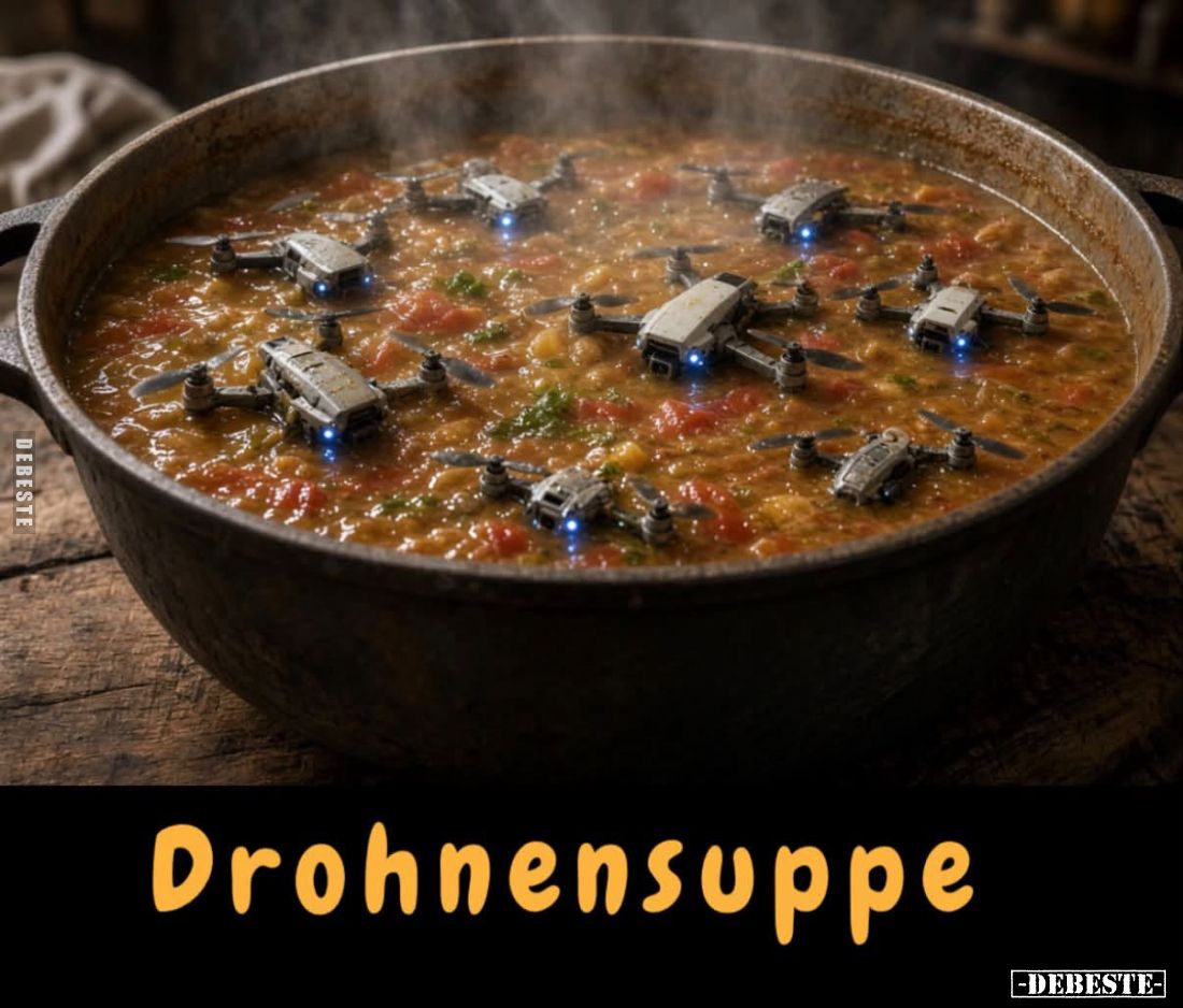 Drohnensuppe.