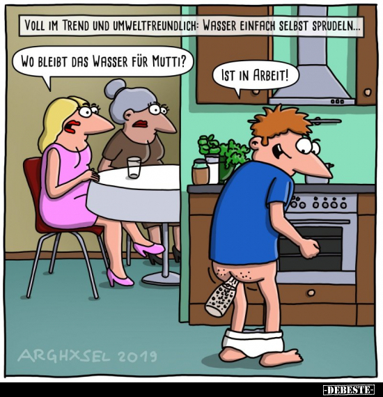 Voll im Trend und umweltfreundlich: Wasser einfach selbst..