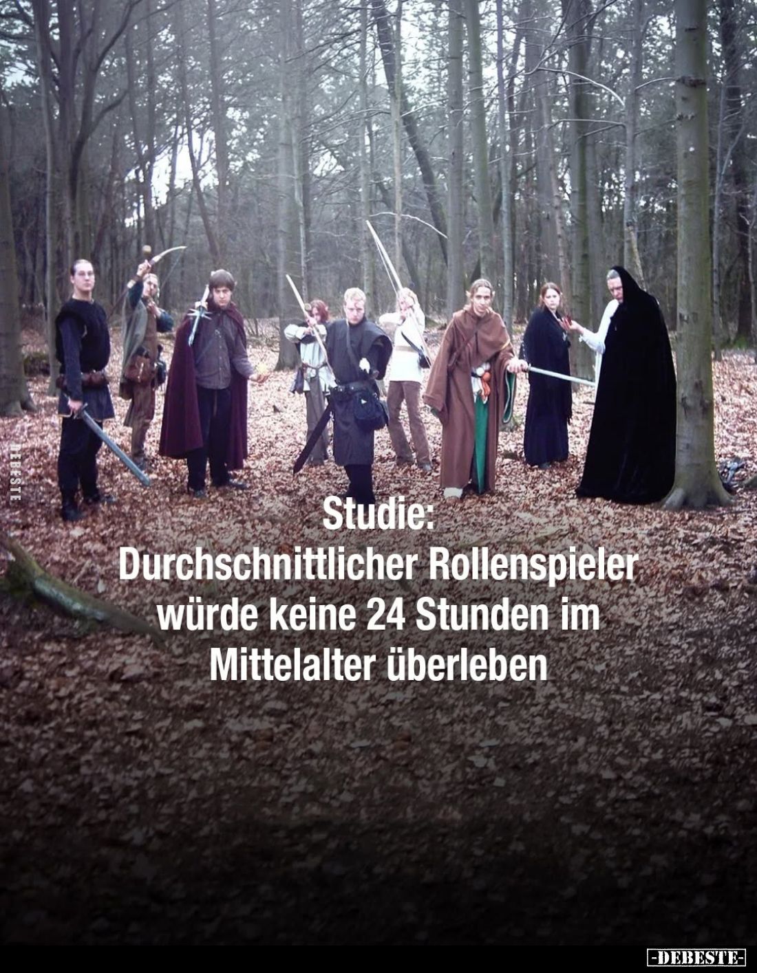 Studie: Durchschnittlicher Rollenspieler würde keine 24 Stunden im Mittelalter überleben