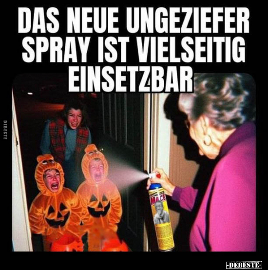 Das neue Ungeziefer Spray ist vielseitig einsetzbar.. - Lustige Bilder | DEBESTE.de