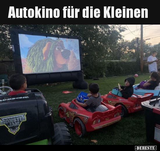 Autokino für die Kleinen.. - Lustige Bilder | DEBESTE.de