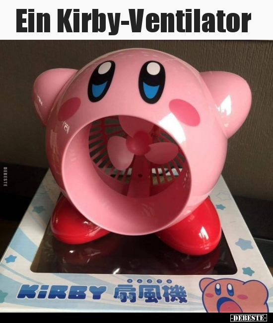 Ein Kirby-Ventilator.. - Lustige Bilder | DEBESTE.de