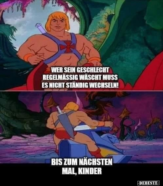 Wer sein Geschlecht regelmässig wäscht muss es nicht.. - Lustige Bilder | DEBESTE.de