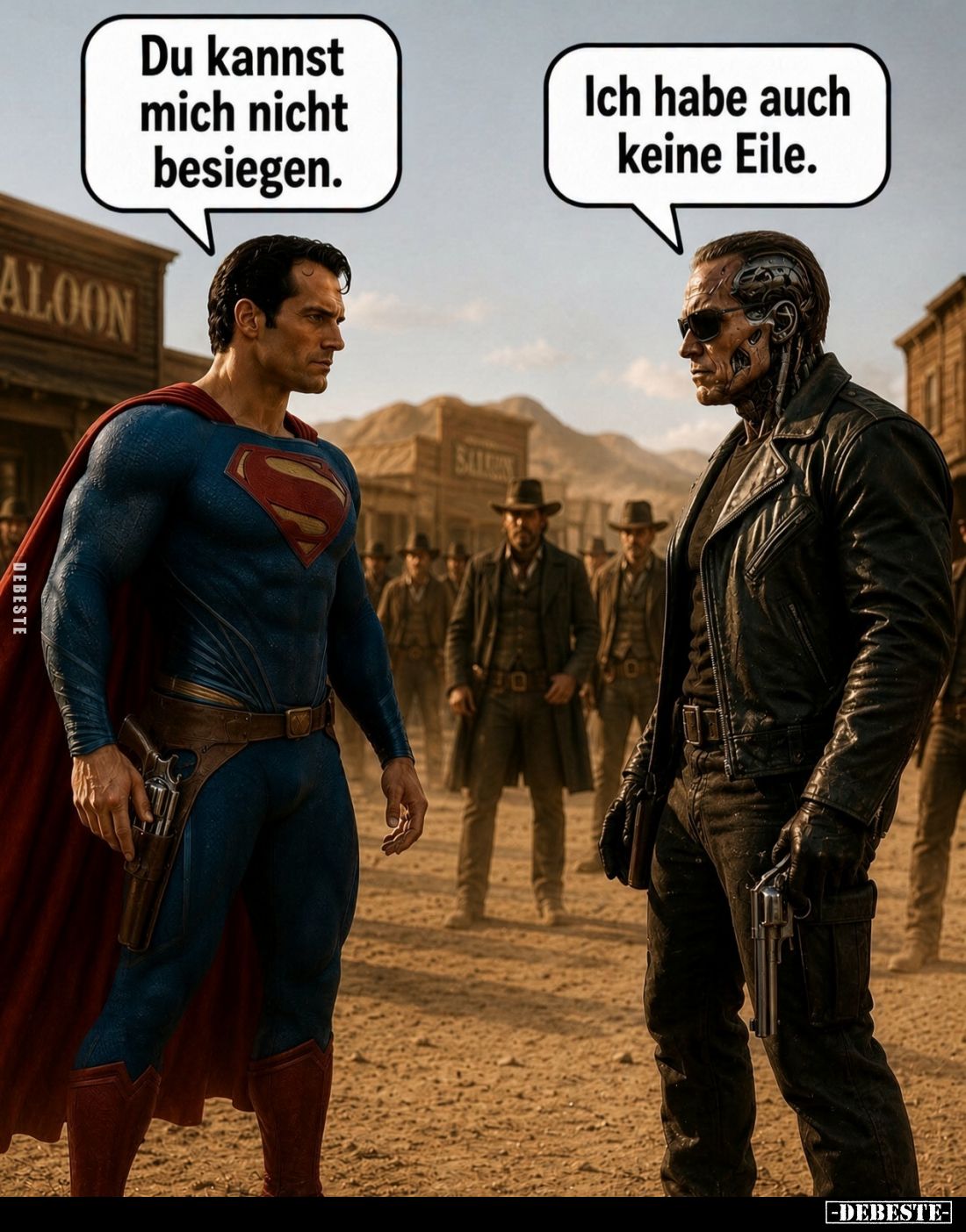 Du kannst mich nicht besiegen.
-
Ich habe auch keine Eile.