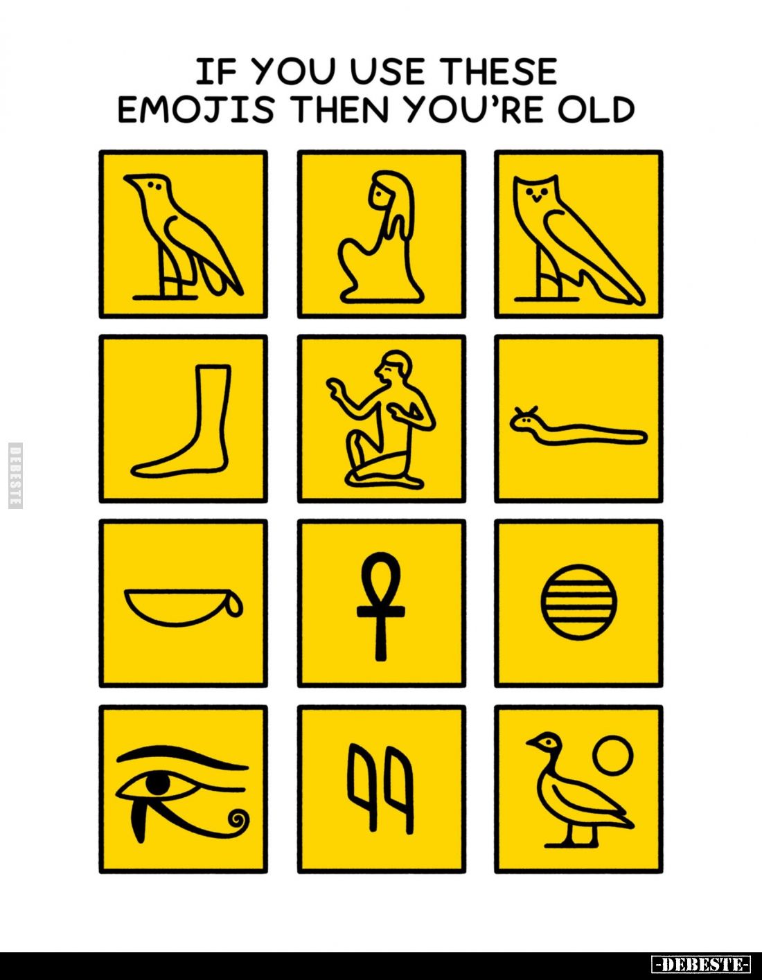 If you use these emojis then you're old.