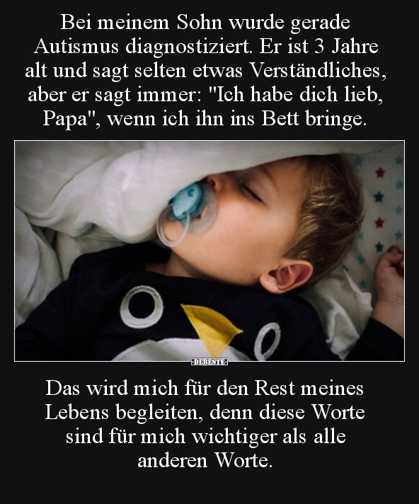 Bei meinem Sohn wurde gerade Autismus diagnostiziert... - Lustige Bilder | DEBESTE.de