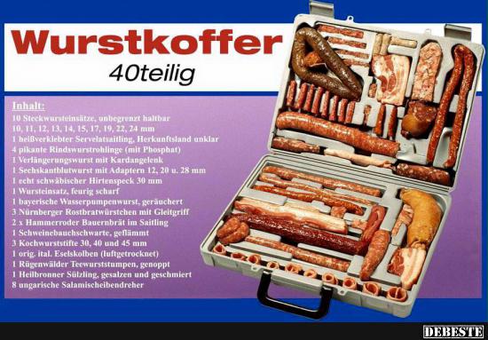 Wurstkoffer 40teilig