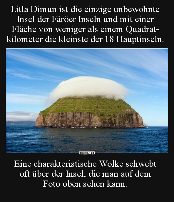 Litla Dimun ist die einzige unbewohnte Insel der Färöer.. - Lustige Bilder | DEBESTE.de