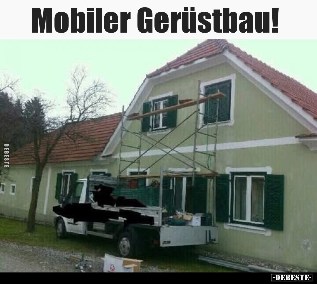 Mobiler Gerüstbau!
