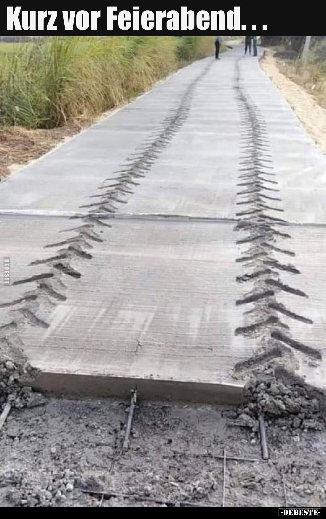 Kurz vor Feierabend..