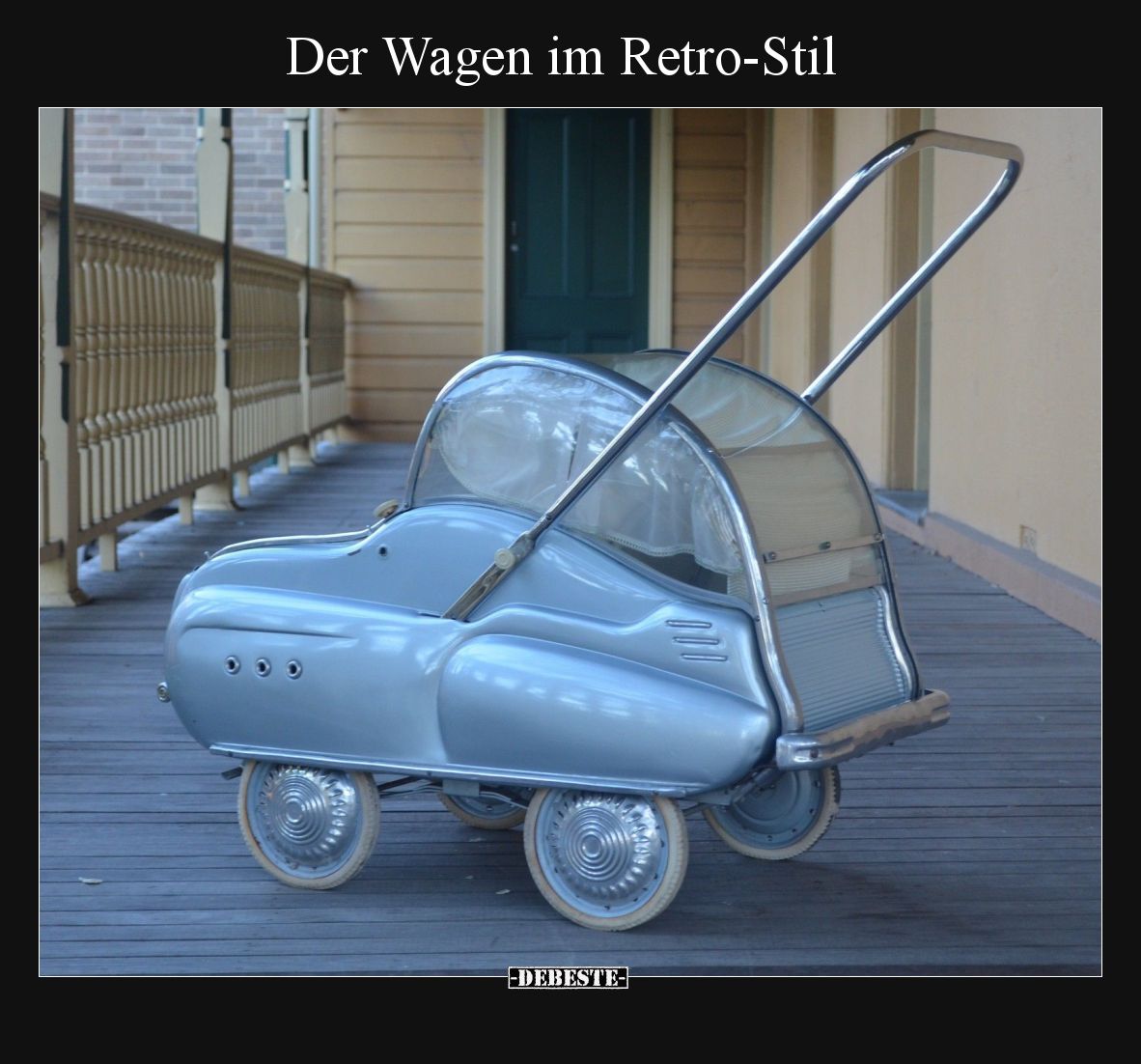 Der Wagen im Retro-Stil