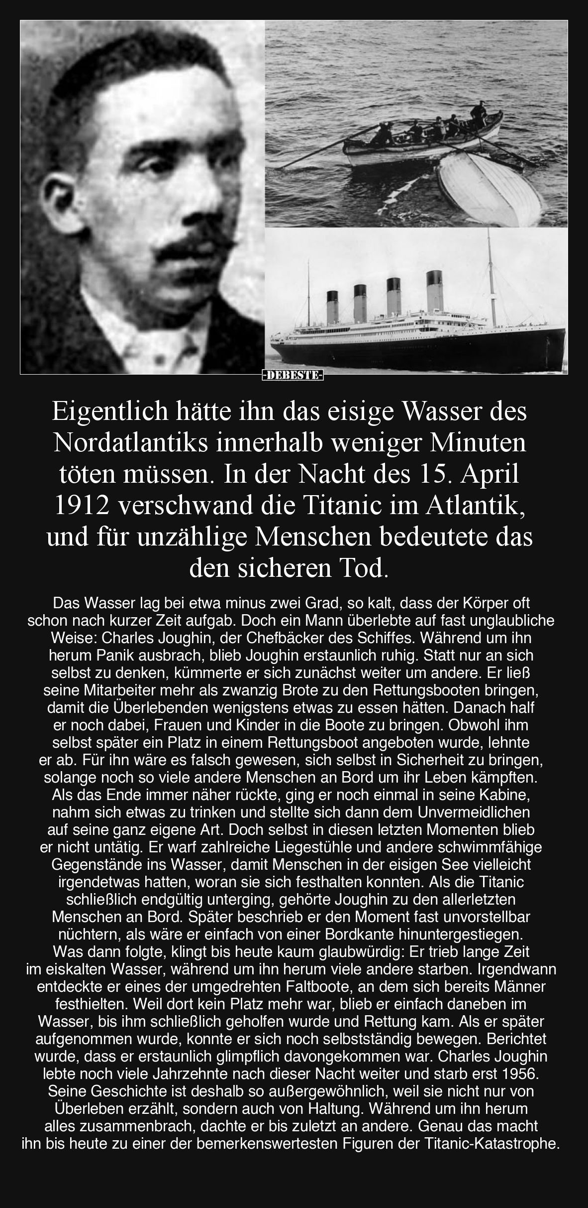 Eigentlich hätte ihn das eisige Wasser... - Lustige Bilder | DEBESTE.de