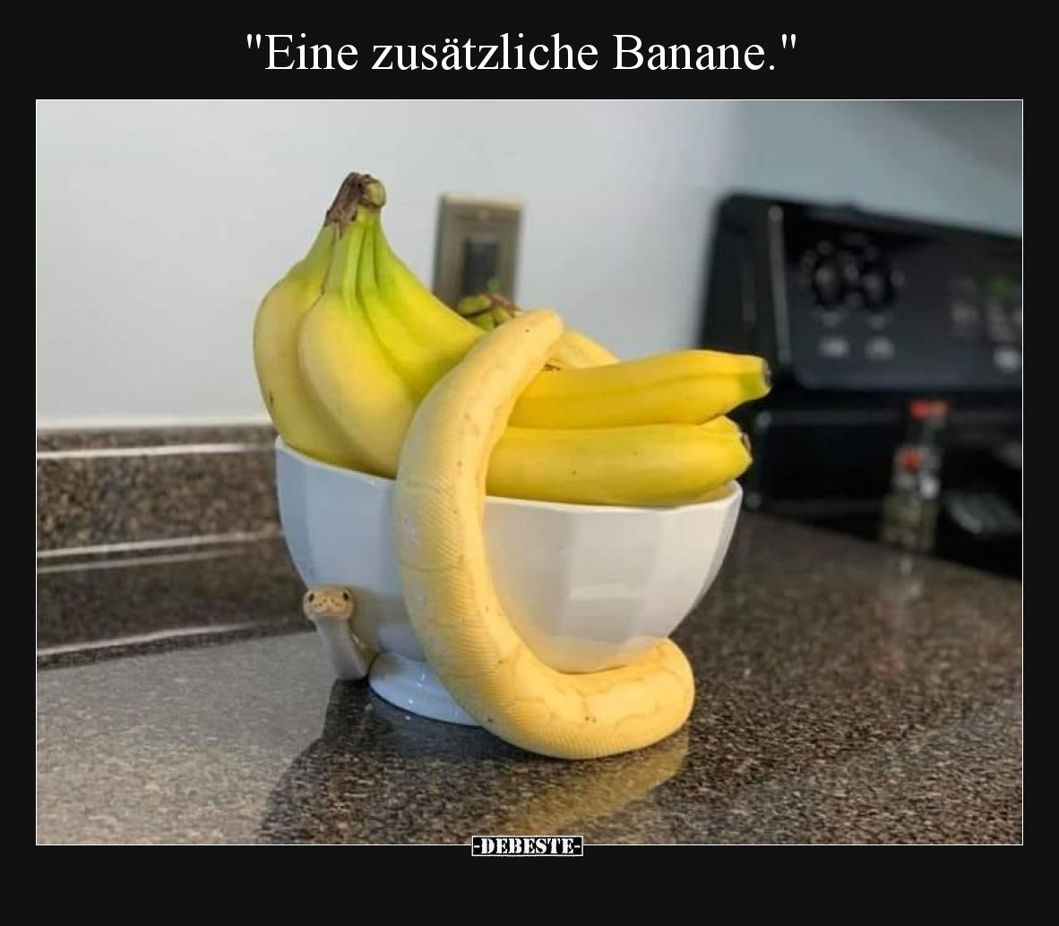 Eine zusätzliche Banane