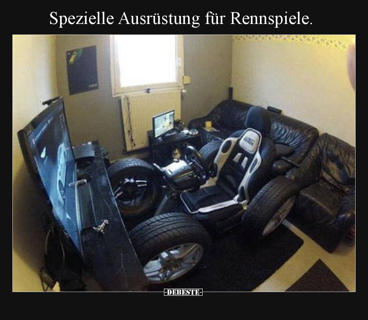 Spezielle Ausrüstung für Rennspiele