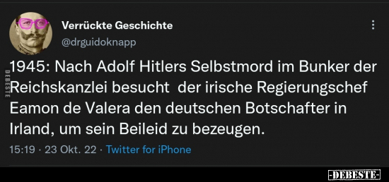 1945: Nach Adolf Hitlers Selbstmord im Bunker der.. - Lustige Bilder | DEBESTE.de