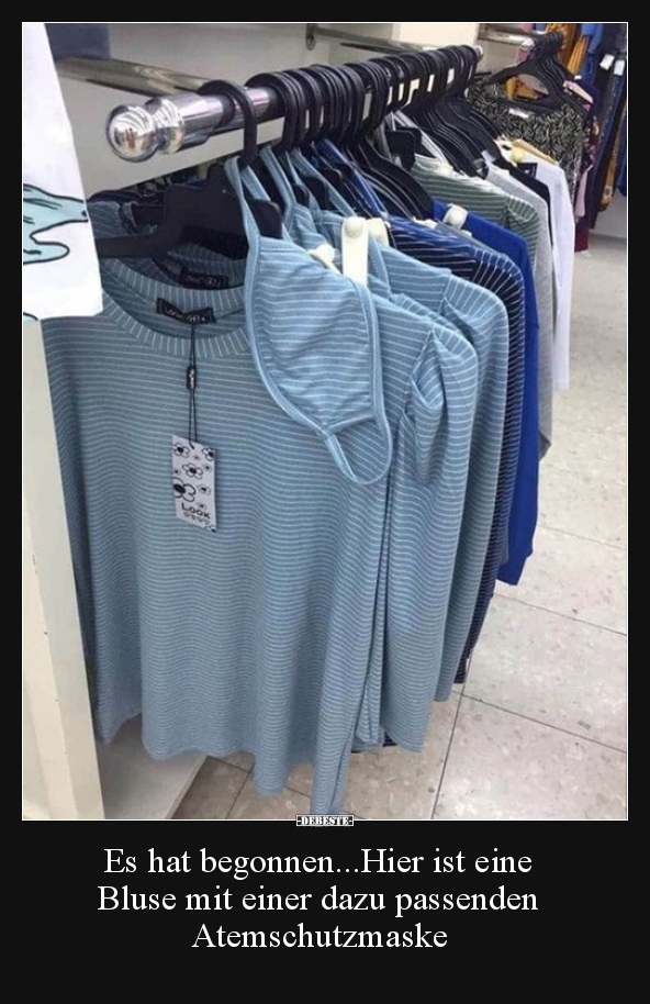 Es hat begonnen...Hier ist eine Bluse mit einer dazu..