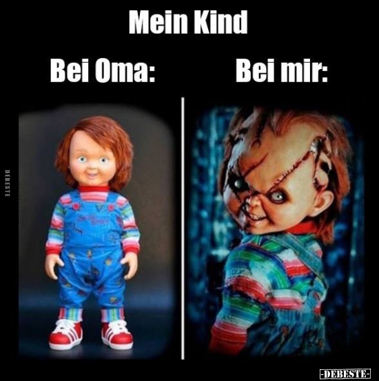 Mein Kind: Bei Oma / Bei mir... - Lustige Bilder | DEBESTE.de