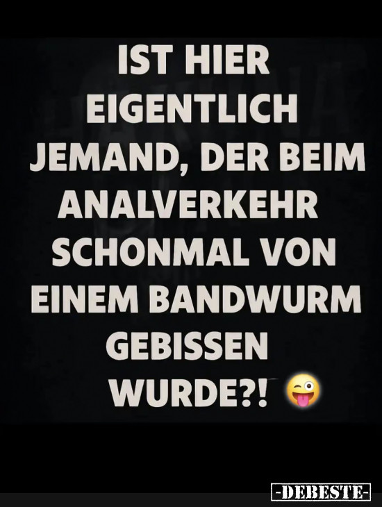 Bandwurm  - Lustige Bilder | DEBESTE.de