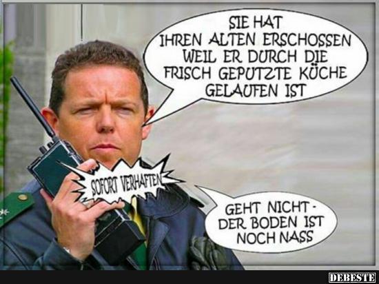 Sie hat ihren alten erschossen weil er durch..