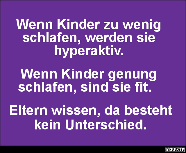 Wenn Kinder Zu Wenig Schlafen Lustige Bilder Spruche Witze Echt Lustig