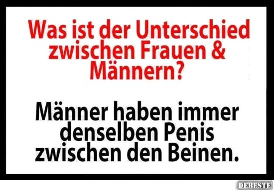 Was ist der Unterschied zwischen Frauen und Männern? - Lustige Bilder | DEBESTE.de