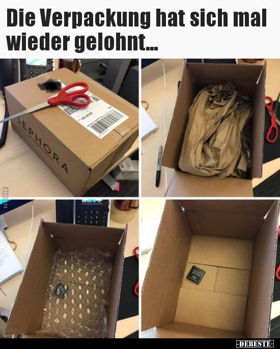 Die Verpackung hat sich mal wieder gelohnt... - Lustige Bilder | DEBESTE.de