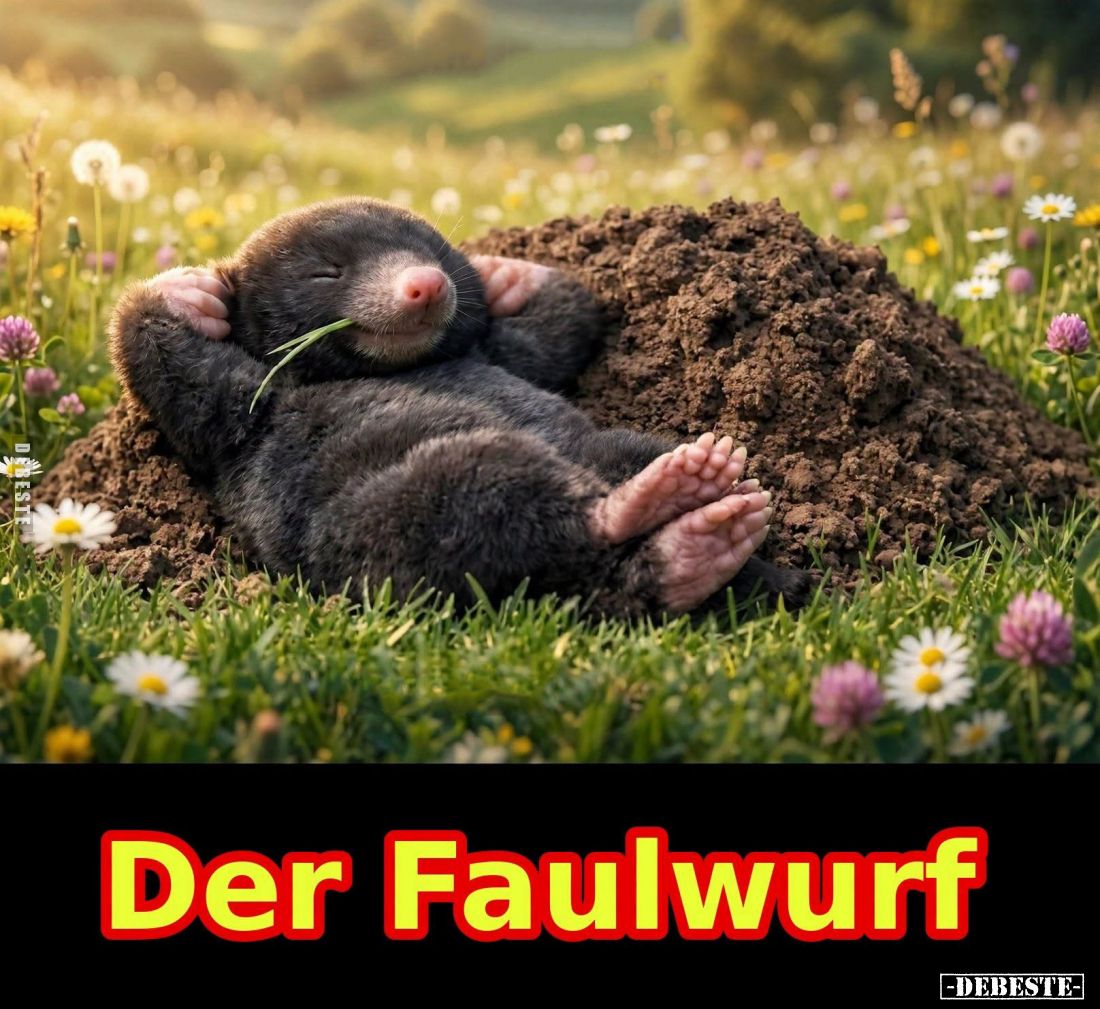 Der Faulwurf.