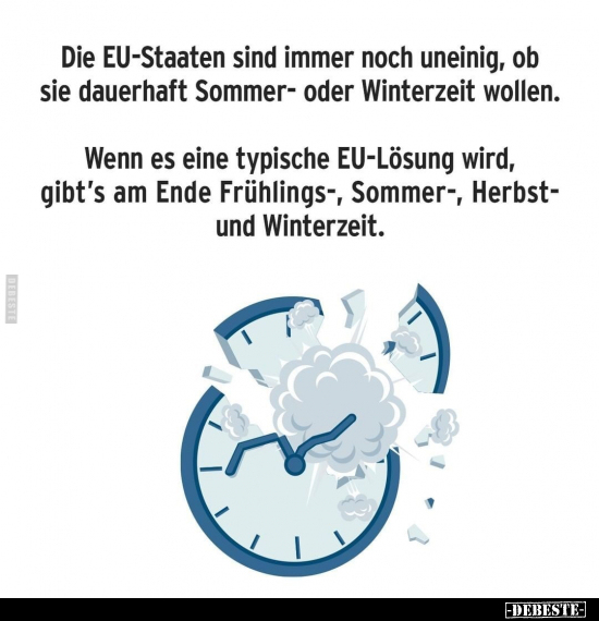 Die EU-Staaten sind immer noch uneinig, ob sie dauerhaft.. - Lustige Bilder | DEBESTE.de