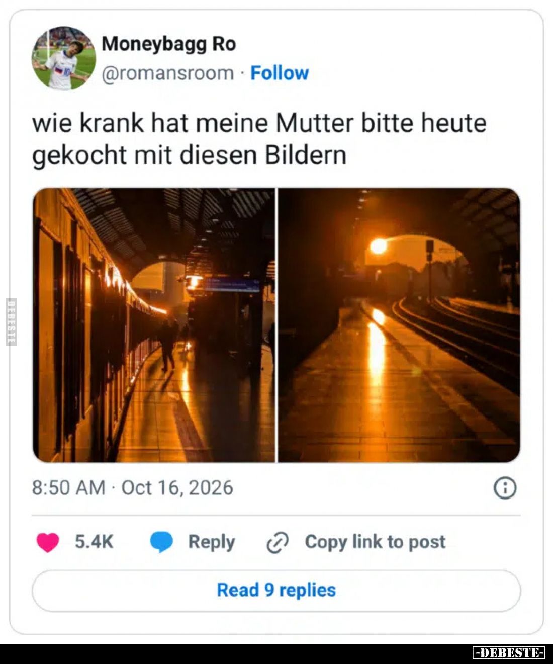 wie krank hat meine Mutter bitte heute gekocht mit diesen Bildern