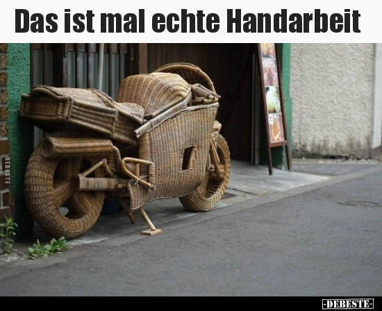 Das ist mal echte Handarbeit.. - Lustige Bilder | DEBESTE.de