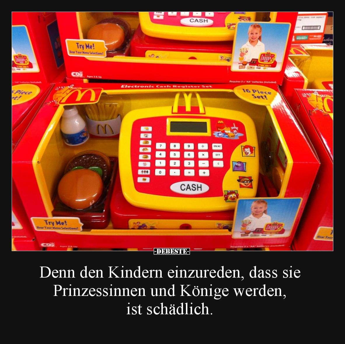 Denn den Kindern einzureden, dass sie Prinzessinnen und Könige werden, ist schädlich.