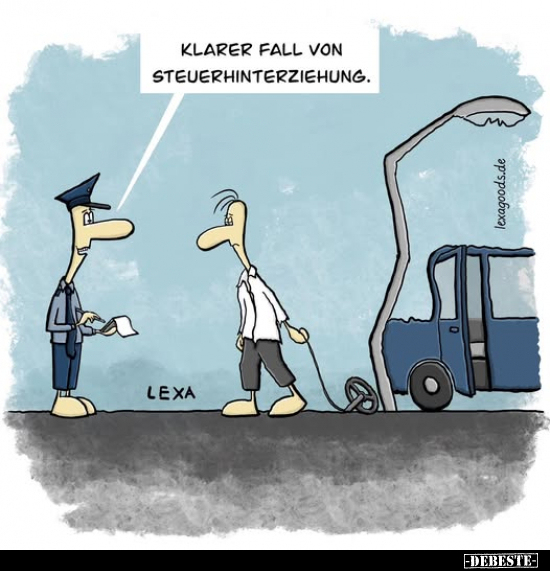 Klarer Fall von Steuerhinterziehung.. - Lustige Bilder | DEBESTE.de