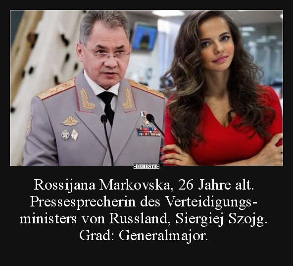 Rossijana Markovskaya, 26 Jahre alt. Pressesprecherin des.. - Lustige Bilder | DEBESTE.de