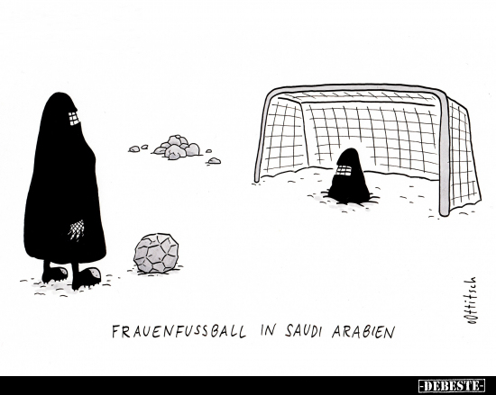 Frauenfussball in Saudi Arabien... - Lustige Bilder | DEBESTE.de