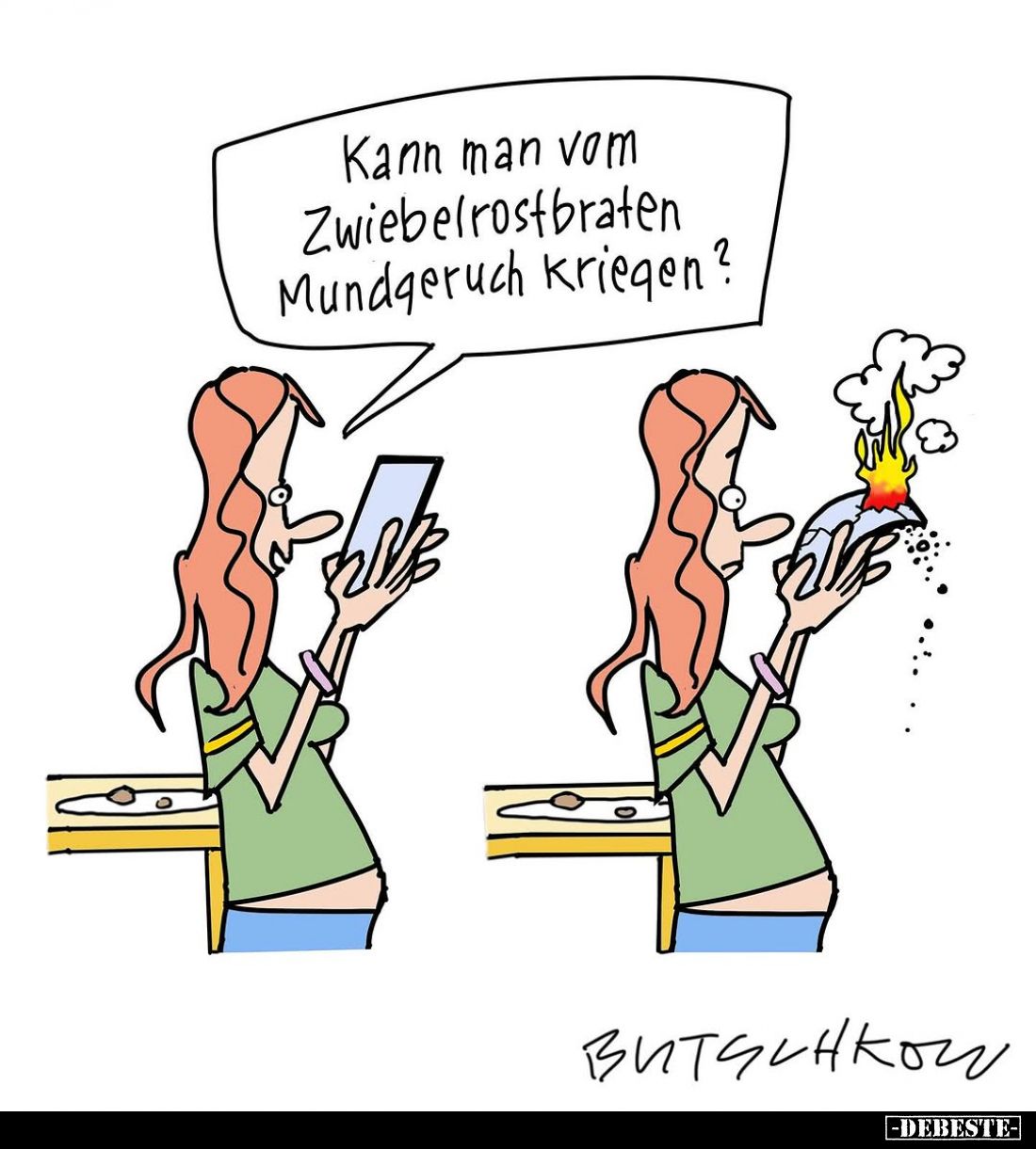 Kann man vom Zwiebelrostbraten Mundgeruch Kriegen?