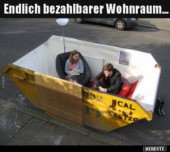 Endlich bezahlbarer Wohnraum...