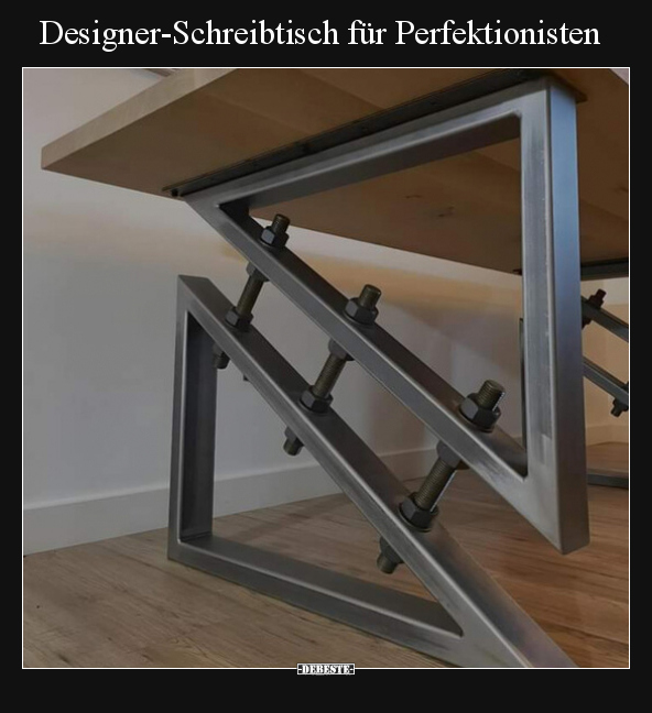 Designer-Schreibtisch für Perfektionisten.. - Lustige Bilder | DEBESTE.de