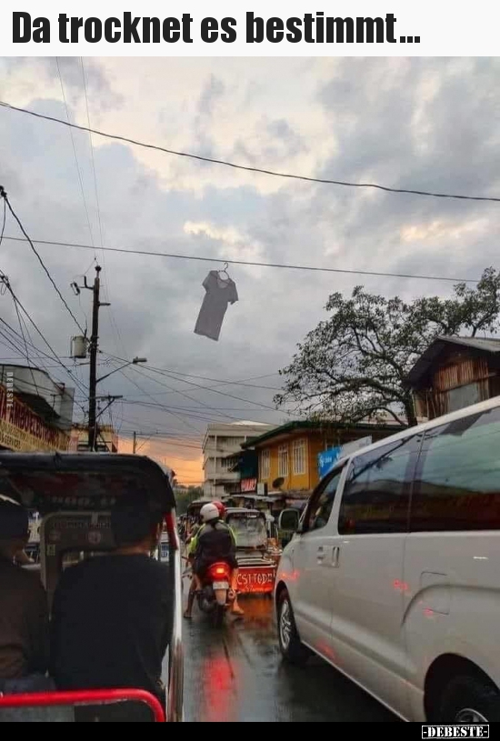 Da trocknet es bestimmt...